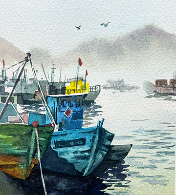 海上船只